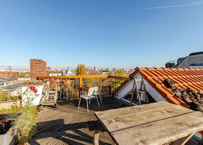 Steampunk Penthouse With Roof Terrace شقة برلين